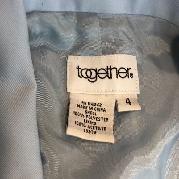 Pastel blue skirt suit - Picture 5 of 7